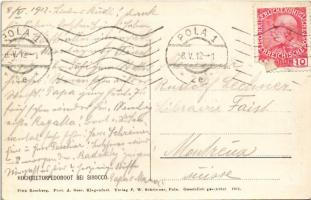 1912 K.u.K. Kriegsmarine Hochseetorpedoboot bei Sirocco. Phot. A. Beer, F.W. Schrinner Pola 1911 s: ...