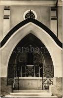 Kolozsvár, Cluj; Alverna 1930. augusztus 3. Ferenc rendiek templomának belseje / church interior (EM)