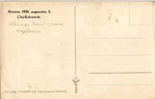 Kolozsvár, Cluj; Alverna 1930. augusztus 3. Ferenc rendiek templomának belseje / church interior (EM...