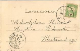 1902 Arad, Eingang der Festung, Thor Nr. 3., Officiers-Inspectionzimmer. Berger Manó / vár bejárata,...