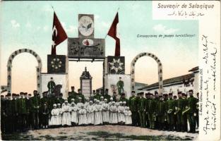 Thessaloniki, Saloniki, Salonica, Salonique; Circoncision de jeunes turcs (Sonnet) / Circumcision of young Turks (EK)