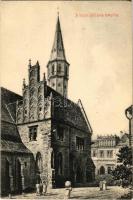 1910 Lőcse, Levoca; plébániatemplom. Stengel & Co. 14005 / parish church