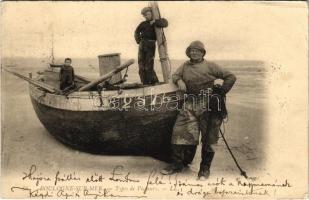 1903 Boulogne-sur-Mer, Types de Pecheurs / fishermen (EK)