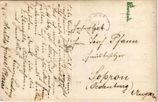 1915 Wien, Vienna, Bécs III. Reservespital No. II. Jacquingasse 7. / Osztrák-magyar katonai kórház b...