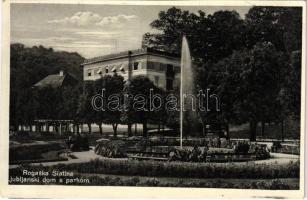 1939 Rogaska Slatina, Rohitsch-Sauerbrunn; Ljubljanski dom s parkom / spa, park with fountain