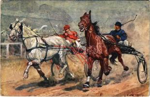 1910 Horse racing, harness racing, jockeys. B.K.W.I. 473-1. s: Ludwig Koch (EK)