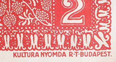 1919 Kató Kiszly István (1895-1963): "Két Korona. Bárki kívánságára minden lapárusító azonnal a...