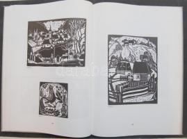 1992 Egérházi Imre grafikái sorszámozott nagyméretű szövetborítású albumban, aláírva és csak 500pld ...