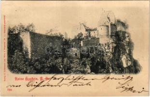 Aggsbach, Ruine Aggstein / castle ruins. Verlag C. Ledermann (ázott / wet damage)