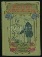 Gaal Mózes: Két diák levelezése. Bp., 1902, Franklin-Társulat, 212 p. A borító Goró Lajos munkája. Kiadói festett, szecessziós egészvászon-kötés, kissé foltos, kopott borítóval, néhány kissé foltos lappal, ajándékozási és tulajdonosi bejegyzésekkel.