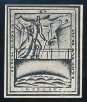 Ex libris Dr Roth Marci, B. Lóránt Erzsi, ofszet, papír, jelzés nélkül (Molnár C. Pál ?), 6,5x5,5 cm
