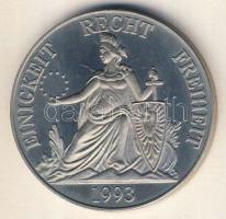 Németország 1993. "ECU" ffm emlékérem T:PP