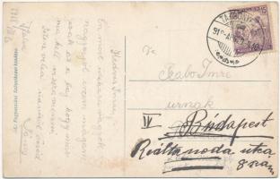 1918 Taksony, Taksonyfalva, Takson, Matúskovo; Római katolikus templom. Fogyasztási szövetkezet kiad...