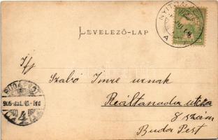 1905 Nyitraszerdahely, Nyitra-Zerdahely, Nitrianska Streda; Fő utca. Elvira fényk. műterem kiadása /...