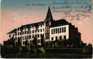 1921 Léva, Levice; Állami tanítóképző. Schulcz Ignác kiadása / teachers' training institute (EK)