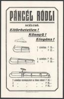 cca 1930 Skaba és Plökl (Bp. VI. Vilmos császár út 33.) Puskaműves Műhely és Házilövölde szórólapja,...