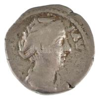 Római Birodalom / Róma / I. Faustina 147-161. Denarius Ag (2,82g) T:F / Roman Empire / Rome / Faustina I 147-161. Denarius Ag "FAVSTINA AVGVSTA / [AVG]-VSTA" (2,82g) C:F RIC III 362