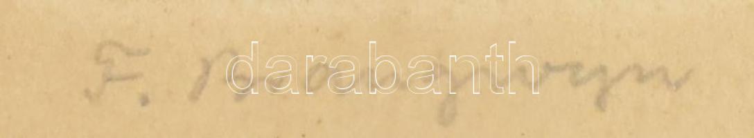 Horváth Endre (1896-1954) és Frank William Brangwyn (1867-1956): Tekézők szélmalomnál. Rézkarc, papí...