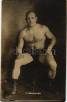 1918 I. Bashkirov orosz birkózó / Russian wrestler, sport photo (EK)