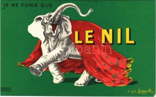 Je ne fume que Le Nil / Francia cigaretta reklám / French cigarette advertisement. litho s: Leonetto Cappiello (Rb)