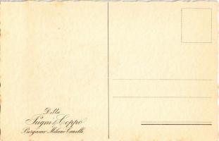 Picvi Vini Italiani. Ditta Tugni & Coppo Bergamo-Milano-Canelli / Olasz bor reklám / Italian win...