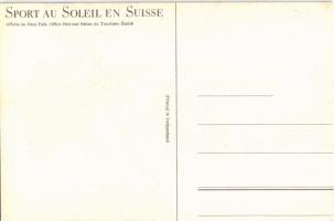 Sport au Soleil en Suisse. Office national Suisse du Tourisme Zurich / Svájci turisztikai reklám / S...