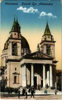 1916 Warszawa, Varsovie, Warschau, Warsaw; Kosciól Sgo Aleksandra / church (EK)