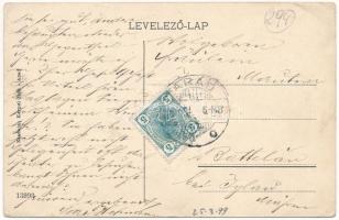 Arad, Városi emeletes autóbusz, rajta Berczy Pál, Weinberger János, Schäffer Henrik, Weinberger Fere...