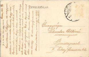1912 Torda, Turda; Kossuth Lajos tér. W.L. Bp. 7102. / square (kis szakadás / small tear)