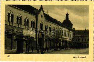 Dés, Dej; Fő tér, Szigyártó üzlete / main square, shops