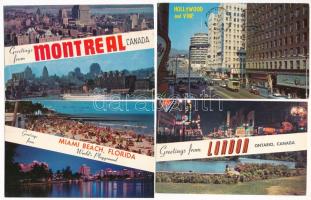 31 db MODERN amerikai és kanadai képeslap / 31 modern American (USA) and Canadian postcards