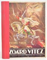 Fehér Tibor: Zoárd vitéz. Történelmi regény a serdültebb ifjúság számára. Györgyfi György rajzaival. Bp., [1942], Szent István-Társulat, 182 p. Kiadói illusztrált félvászon-kötés, pótolt gerinccel, kissé kopott borítóval, helyenként javított lapokkal, néhány kis lapszéli folttal.