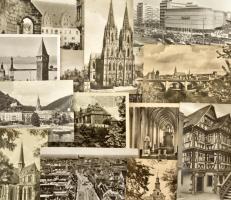 100 db MODERN német város képeslap 1950-es és 1960-as évekből / 100 modern German town-view postcards from the 50s and 60s
