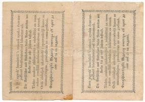 1849. 15kr + 30kr T:F,VG fo. Adamo G102, G103