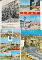 ERDÉLY - 29 db MODERN város képeslap / 29 MODERN Transylvanian town-view postcards