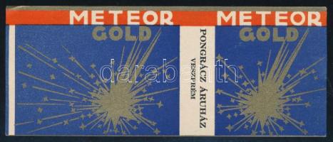Meteor Gold - Pongrácz Áruház Veszprém számolócédula