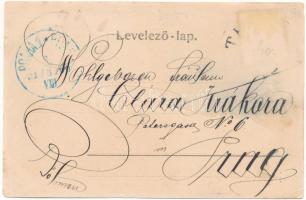 1900 Teke, Tekendorf, Teaca; templom, kerékpárosok. Weinrich S. fényképész / church, street view, bi...