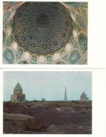 16 db MODERN türkmenisztáni város képeslap / 16 modern Turkmenistan town-view postcards