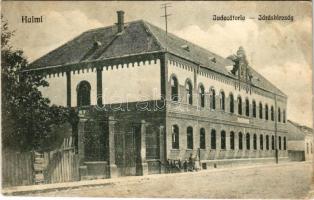 1924 Halmi, Halmeu; Járásbíróság. Friedmann nyomda kiadása / Judecatoria / district court (EB)