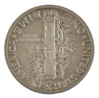 Amerikai Egyesült Államok 1936. 1d (10c) Ag "Mercury" T:XF 
USA 1936. 1 Dime (10 Cents) A...