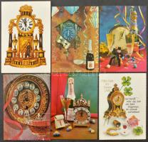 ÓRÁK - 65 db modern képeslap / CLOCKS - 65 modern postcards
