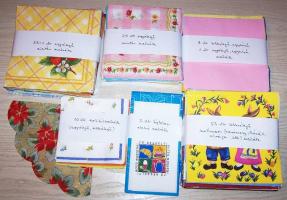 135db klf papírszalvéta, egy- és többrétegűek, mintásak és klf alkalmi motívumokkal díszítettek