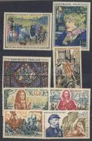 1922-1977 Főként postatiszta sorok (francia, izraeli, spanyol, adeni, stb) + 8 db blokk, kis berakóban