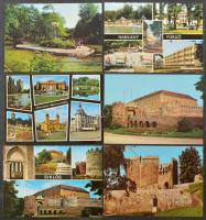 Kb. 110 db MODERN használatlan magyar város képeslap / Cca. 110 MODERN unused Hungarian town-view postcards