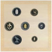 2008. 1Ft-100Ft (7xklf) + Mátyás denár Ag fantáziaverete (10g/0.999/27mm) "Reneszánsz emlékév&q...