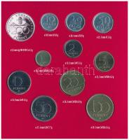 1994. 10f-200Ft (11xklf) "Magyarország pénzérméi" forgalmi sor dísztokban, benne 1994. 200...