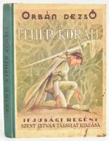 Orbán Dezső: A fehér koráll. Márton Lajos rajzaival. Bp., [1937], Szent István-Társulat, 171 p. Egészoldalas illusztrációkkal. Kiadói illusztrált félvászon-kötés, foltos borítóval.