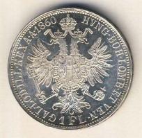Ausztria 1860A 1Fl Ag T:2 kis ph
