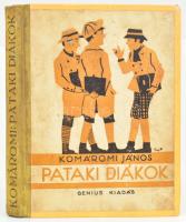 Komáromi János: Pataki diákok. Fáy Dezső rajzaival. Bp., [1931], Genius, 216 p. Szövegközi és egészoldalas illusztrációkkal. Illusztrált félvászon-kötésben, kissé foltos, javított borítóval, helyenként foltos, sérült, javított lapokkal.