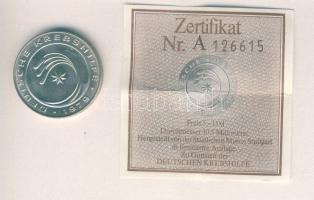 NSZK 1979. "Mildred Scheel" ffm emlékérem tanúsítvánnyal T:BU